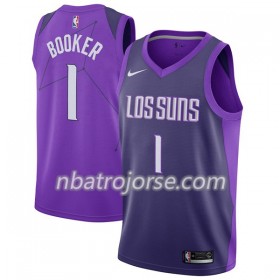 Män Phoenix Suns Tröja Devin Booker 1 Nike City Edition Swingman